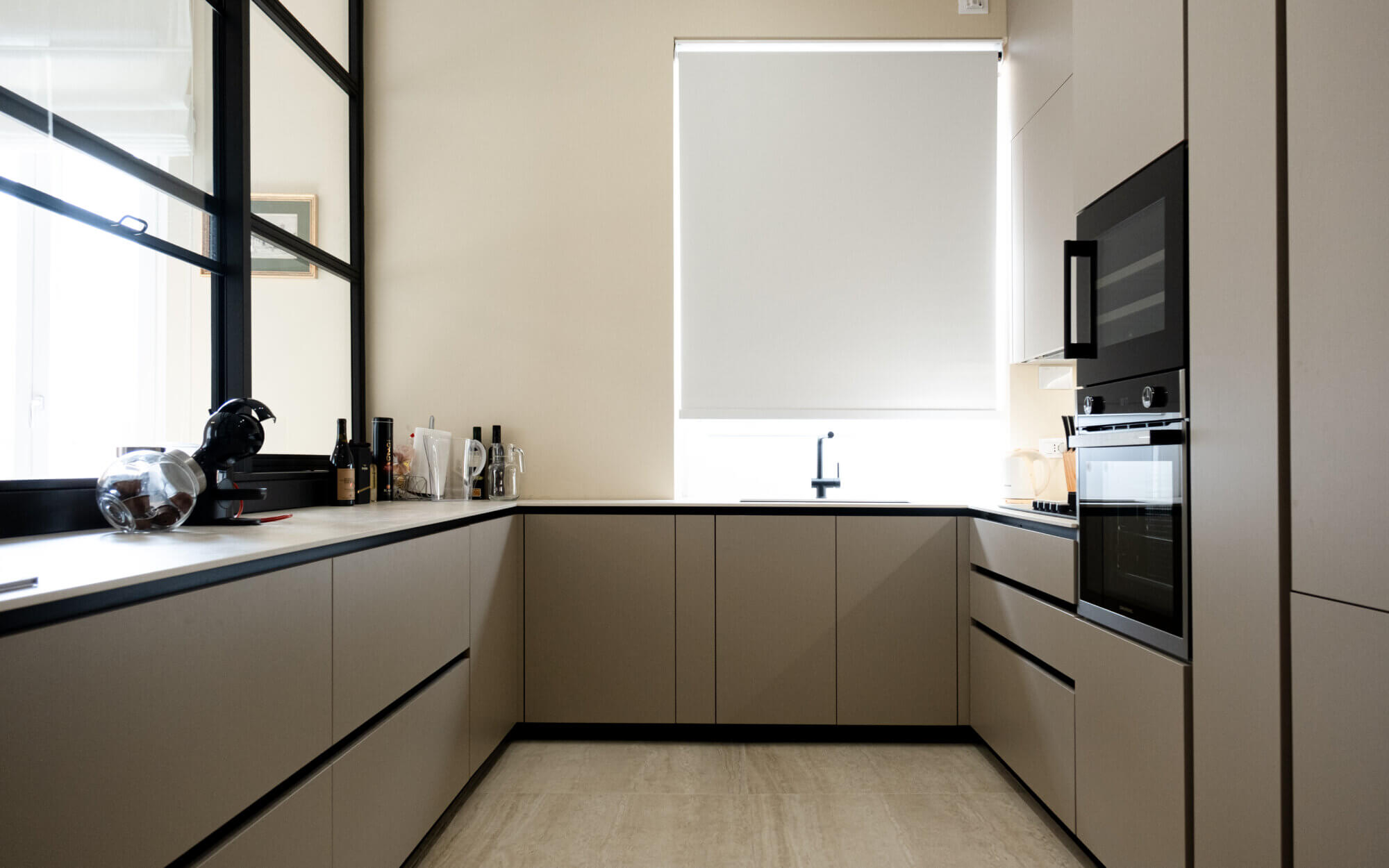 Cucina a vista, ma non troppo